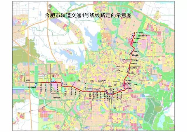 合肥地铁4号线最新线路图详解